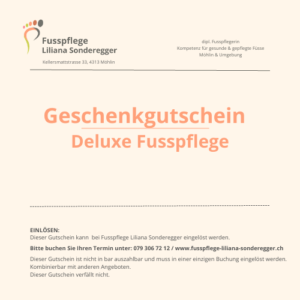 Deluxe Fusspflege (Mobil)